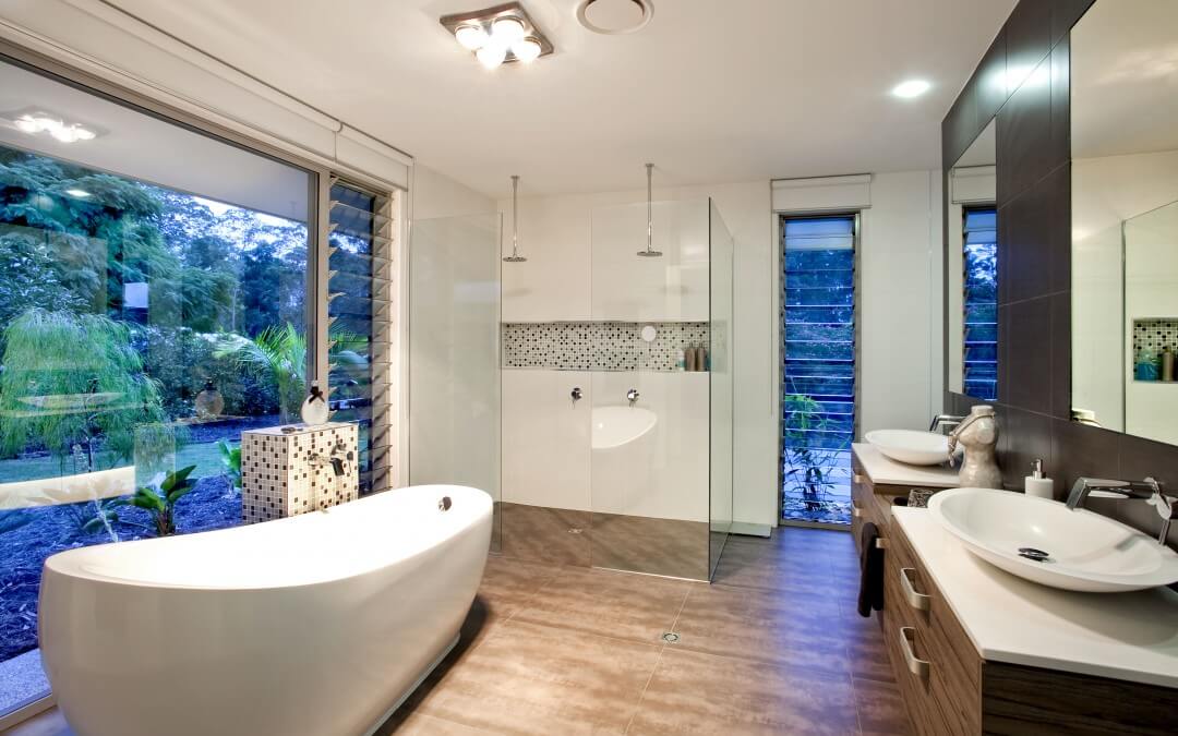 Using Altair Louvres in bathrooms