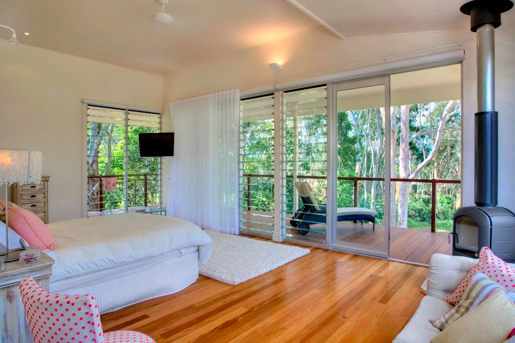 Breezway louvres in bedrooms