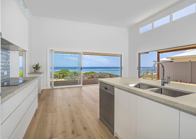 Breezway Powerlouvre Windows Up High in Kitchen