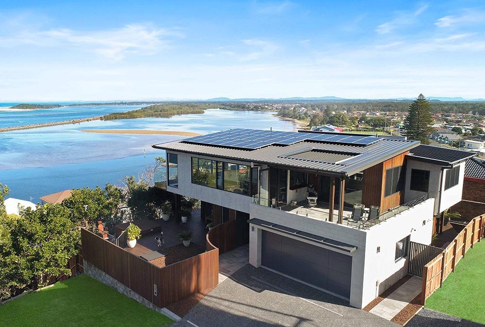 Hilltop Coastal Hideaway with Breezway Louvre Windows