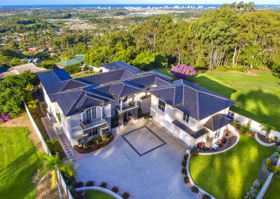 Birds eye view of Buderim house