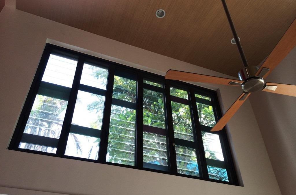 Breezway Glass Louvres in Bungalow