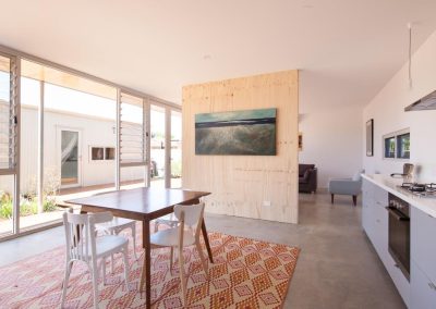 Breezway Louvres in the living areas of the Erpingham House