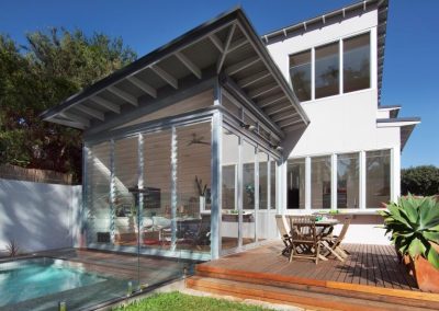 Manfredini Coogee outdoor area with Breezway louvres