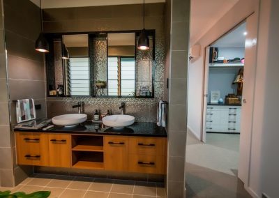 Breezway louvres in the bathroom
