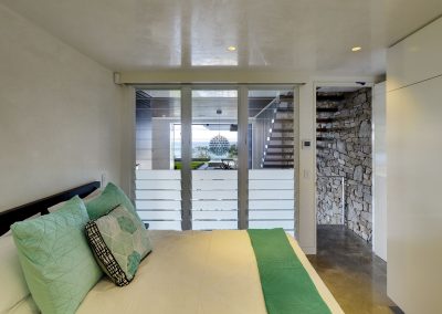Bedroom with Breezway louvre Windows