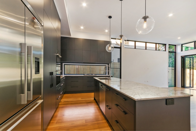 Breezway Louvres help ventilate kitchen area Breezway Louvres help ventilate kitchen area