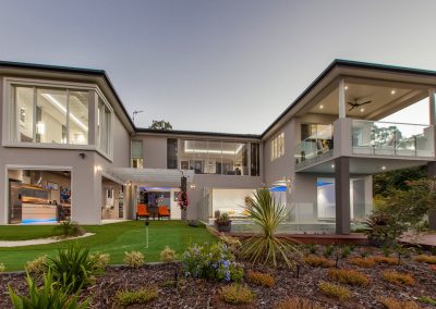 External view of Buderim house with Breezway louvres