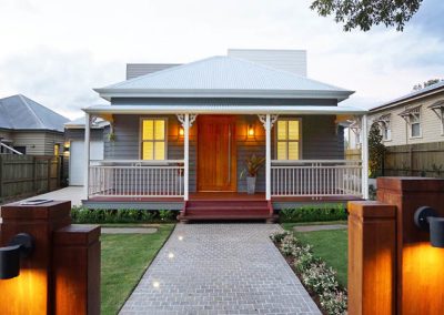 Front facade of heritage home in Toowoomba