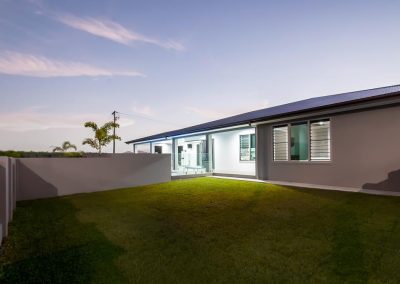 Breezway Louvres look out into backyard