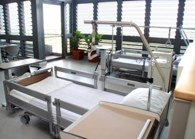 Breezway Louvres provide views from hospital beds