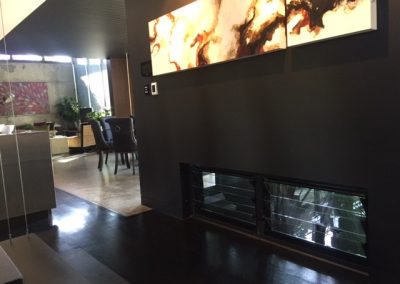 Lower level Breezway louvres to cool the room