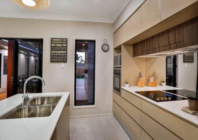 Oasis Display Home Kitchen with Breezway Louvres
