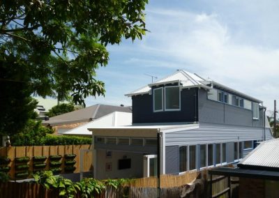 Rear of fairlight house with Breezway Louvres