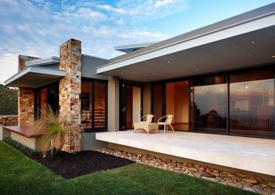 Front view of home with Breezway
