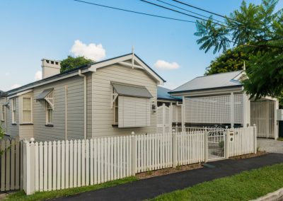 Side view of cottage in red hill