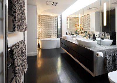 Tall narrow Breezway louvres for ventilation in bathrooms