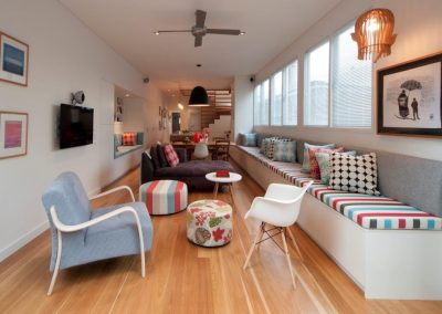 View of living area inside fairlight house