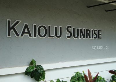 Kaiolu Sunrise apartment block