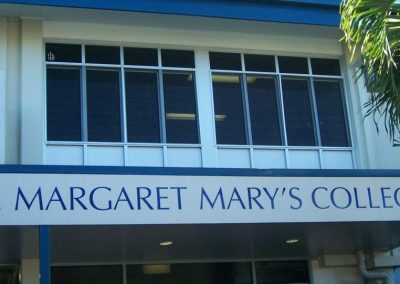 Exterior of St Margaret Mary's College with Breezway Louvres