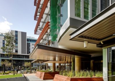 Exterior of building with Breezway Louvres