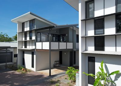 Exterior of building with Breezway Louvres