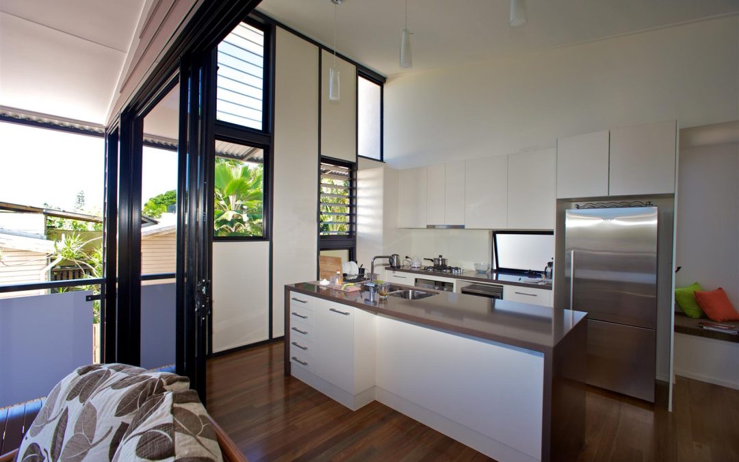 Living area with Breezway Louvres