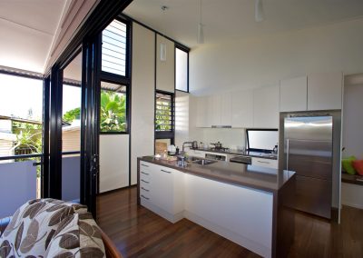 Living area with Breezway Louvres