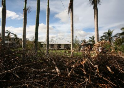 Damage from Cyclone Yasi