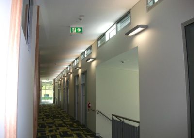 Breezway louvres up high allow heat to escape