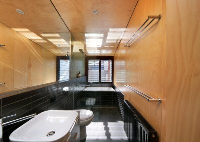 Bathroom with Breezway Louvres allows steam to escape