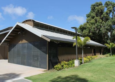 Exterior of building with Breezway Louvres
