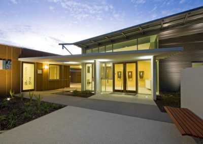 Exterior of building with Breezway Louvres