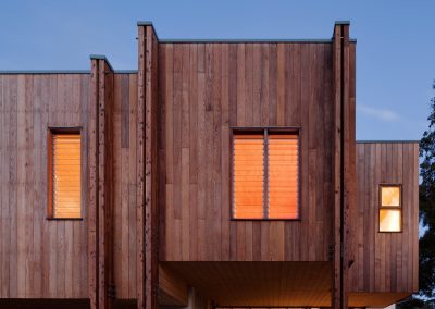 Mornington beach house at night