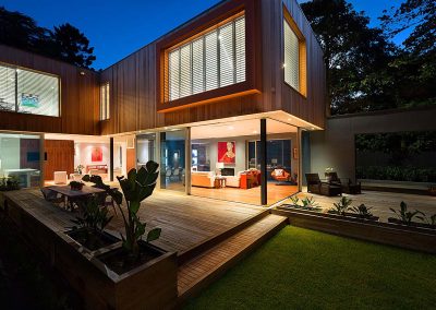 Exterior of home with Breezway Louvres