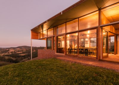 Exterior of home with Breezway Louvres