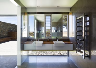 Bathroom with Breezway Louvres