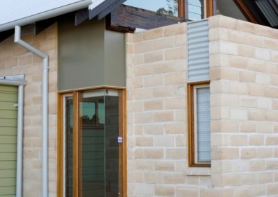 Exterior of home with Breezway Louvres