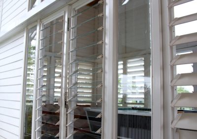 Exterior of home with Breezway Louvres
