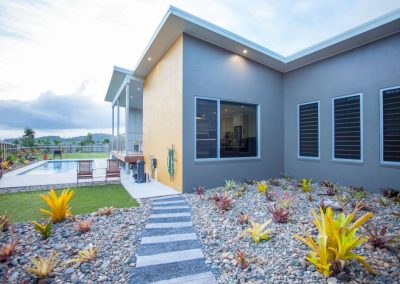 Exterior of home with Breezway Louvres