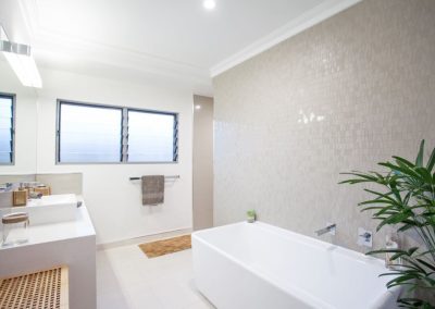 Bathroom with Breezway Louvres