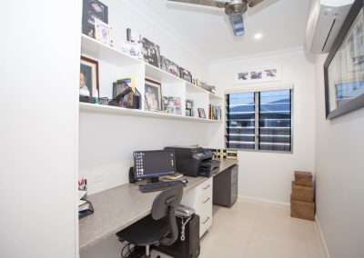 Study rooms with Breezway louvres provide a view and natural ventilation