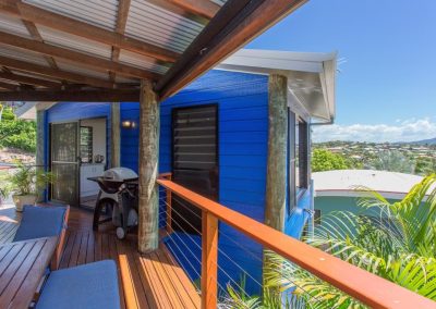 Back deck with Breezway louvres