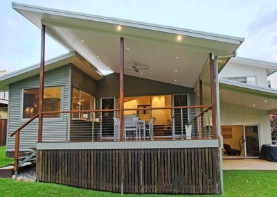 Exterior of home with Breezway Louvres