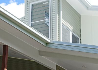 Exterior of home with Breezway Louvres