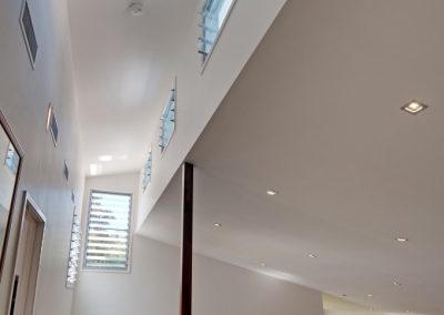 Breezway louvres up high allow heat to escape