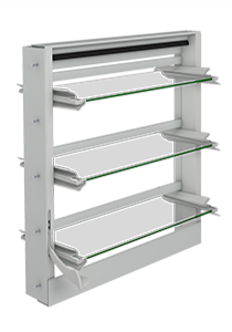 Dualair 1 Bay Closed Mixed Blades