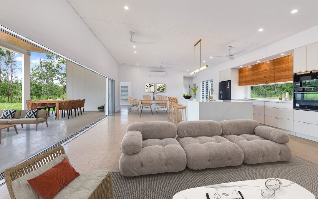 Grevillea House featuring Breezway Louvre Windows