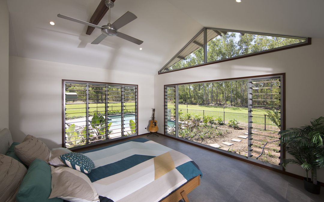 Melaleuca House featuring Breezway Louvre Windows