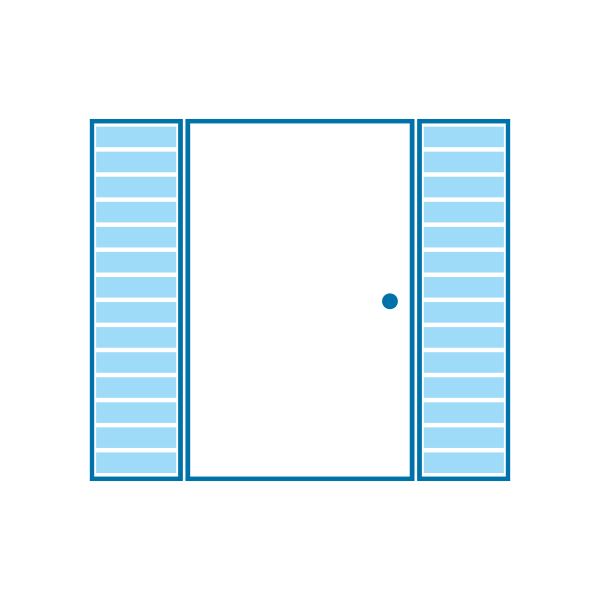 breezway beside door window frame